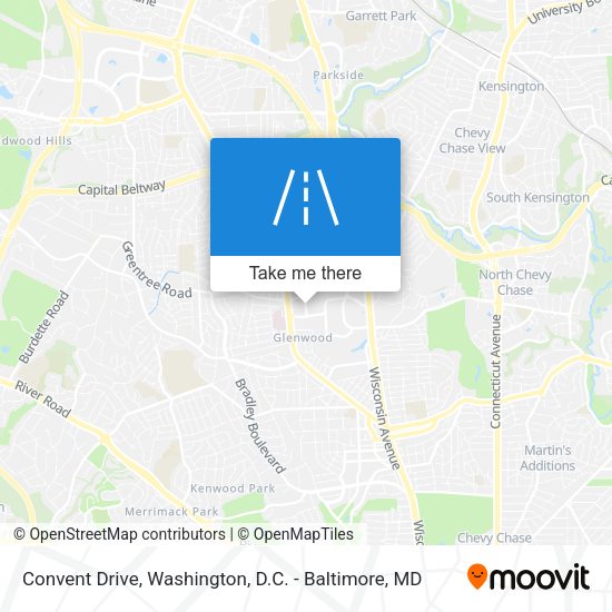 Convent Drive map