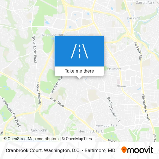 Cranbrook Court map