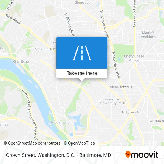 Crown Street map