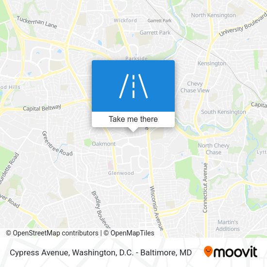 Mapa de Cypress Avenue