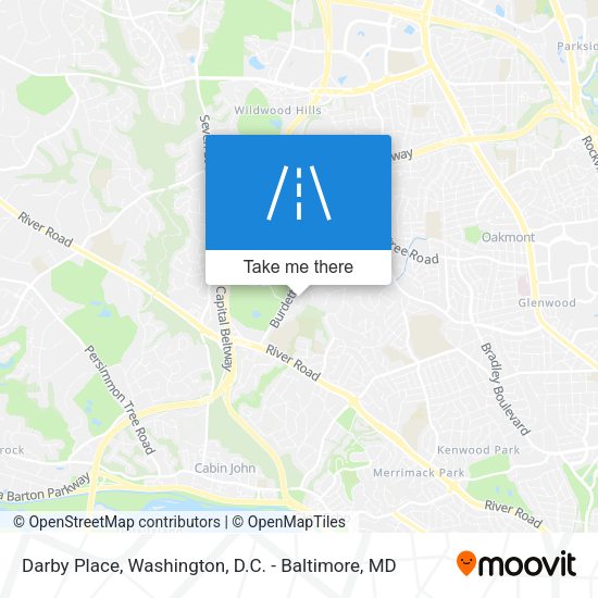Darby Place map