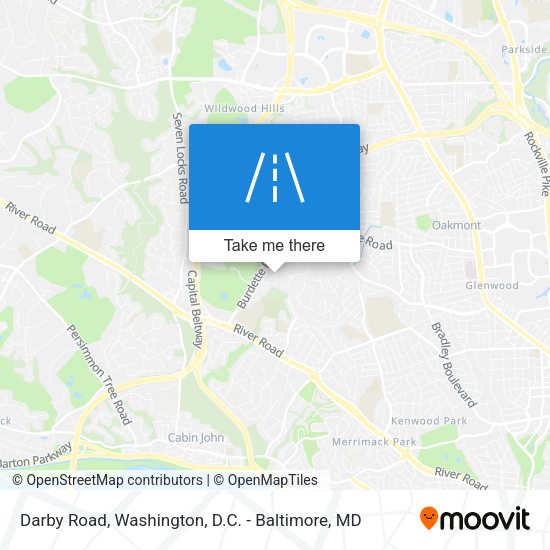 Darby Road map