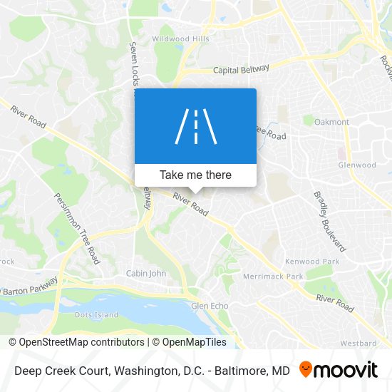 Mapa de Deep Creek Court