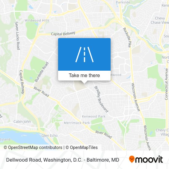 Dellwood Road map
