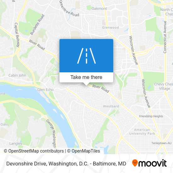 Mapa de Devonshire Drive