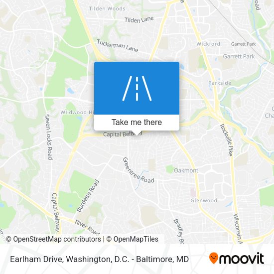 Mapa de Earlham Drive