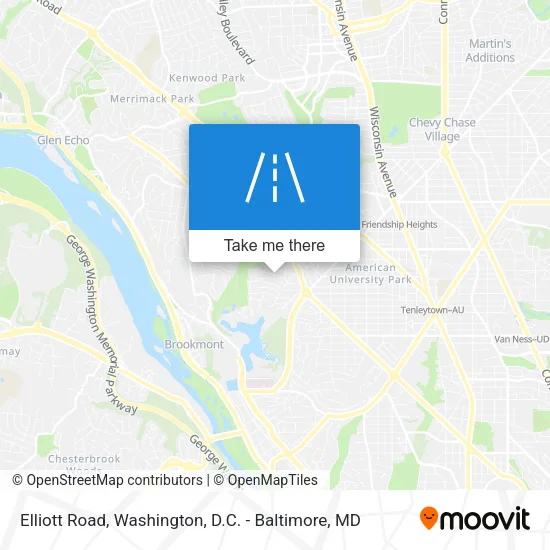 Elliott Road map