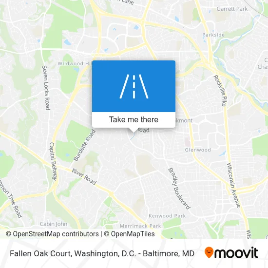 Fallen Oak Court map