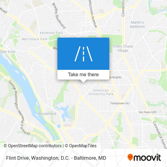 Flint Drive map