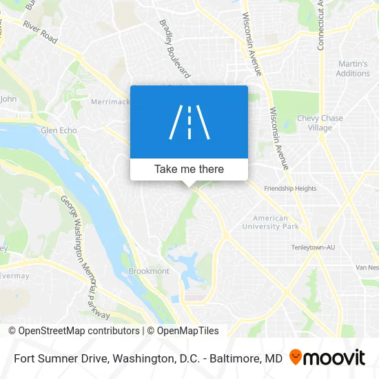 Fort Sumner Drive map