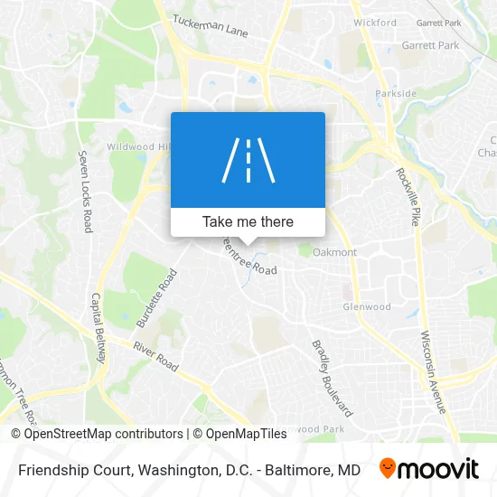 Friendship Court map