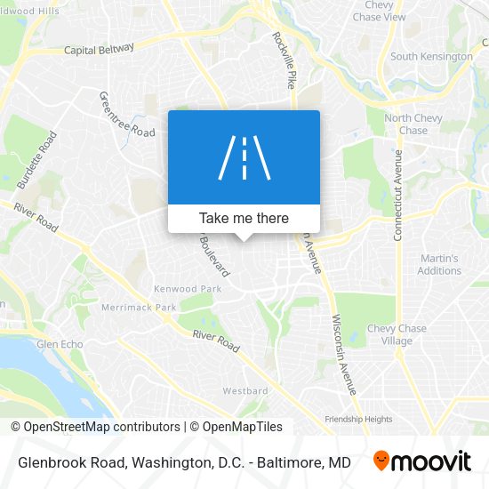 Glenbrook Road map