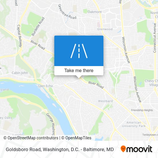 Goldsboro Road map