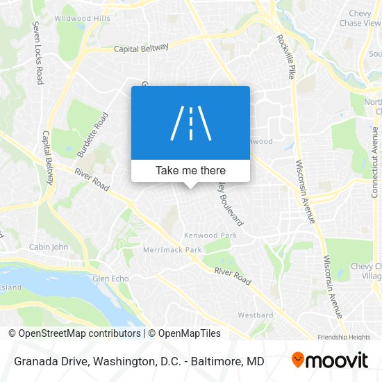 Mapa de Granada Drive