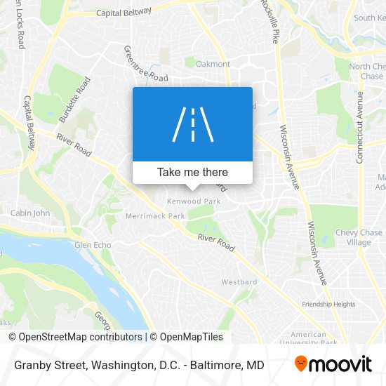 Mapa de Granby Street