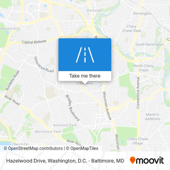 Mapa de Hazelwood Drive
