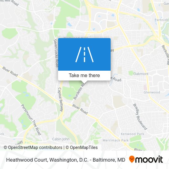 Mapa de Heathwood Court
