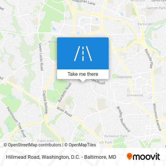Hillmead Road map