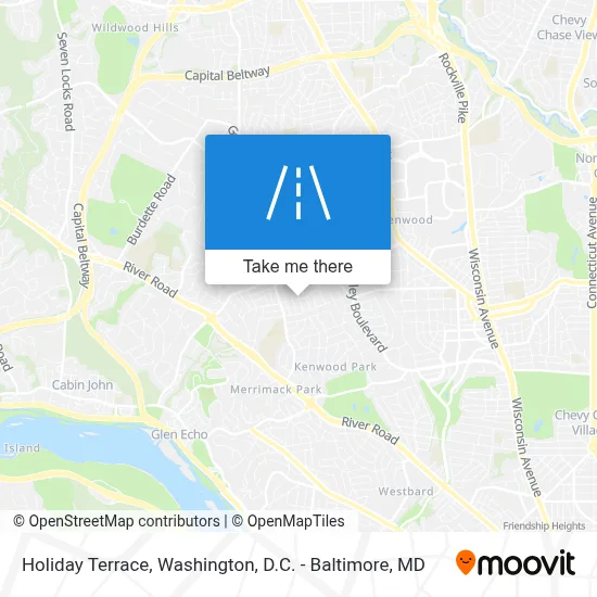 Holiday Terrace map