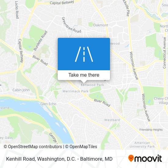 Mapa de Kenhill Road