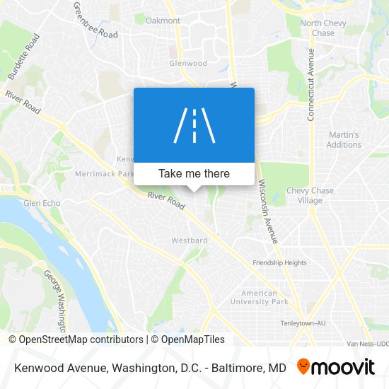 Mapa de Kenwood Avenue