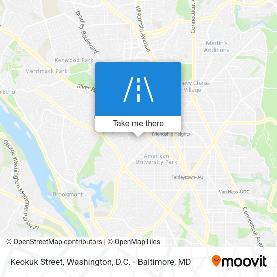 Mapa de Keokuk Street