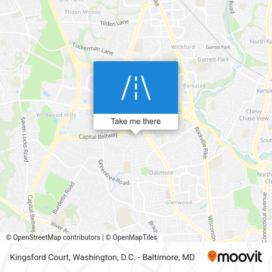 Kingsford Court map