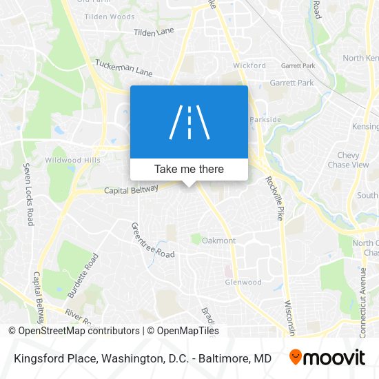 Kingsford Place map