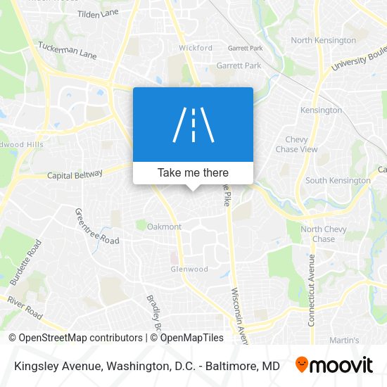 Kingsley Avenue map