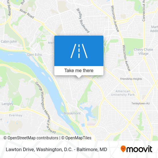 Mapa de Lawton Drive