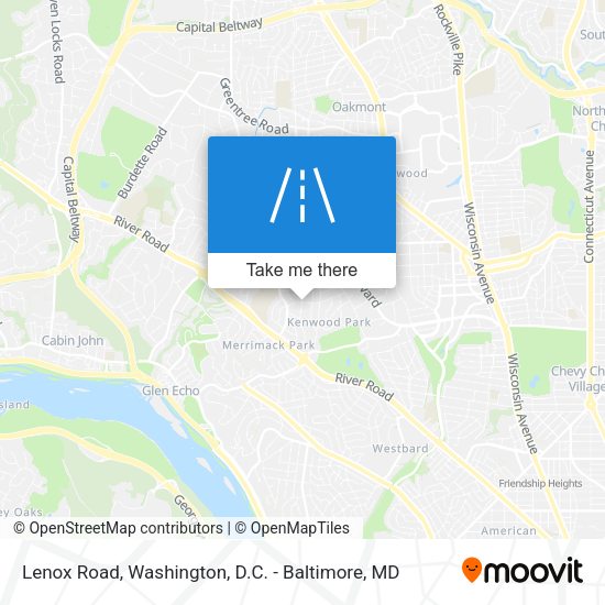 Mapa de Lenox Road