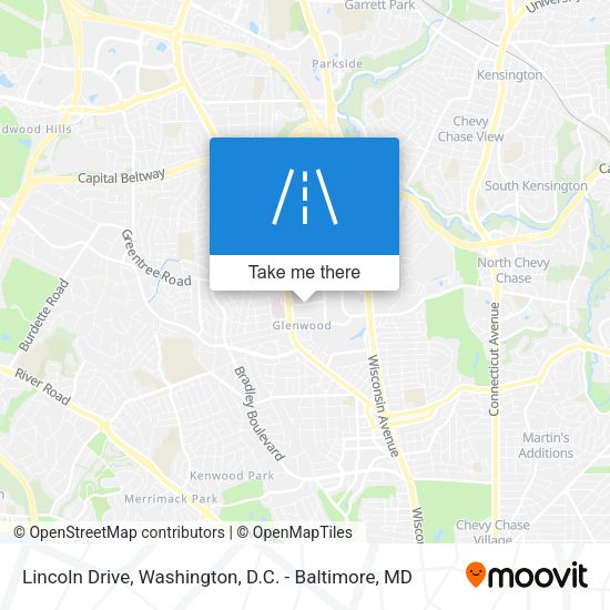 Lincoln Drive map
