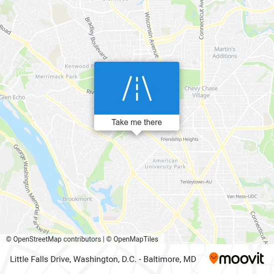 Little Falls Drive map