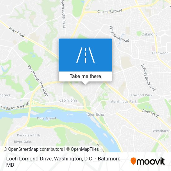 Mapa de Loch Lomond Drive