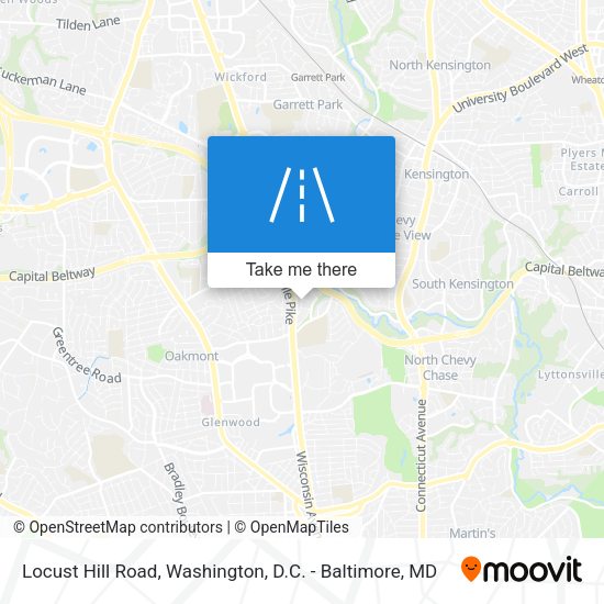 Locust Hill Road map