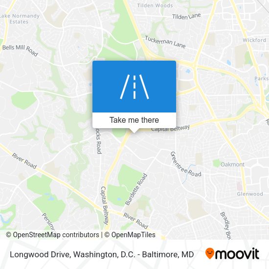 Mapa de Longwood Drive