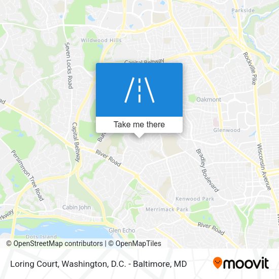 Loring Court map