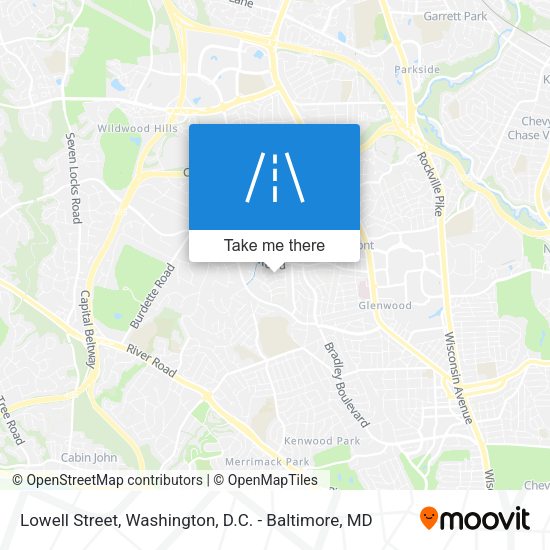 Lowell Street map