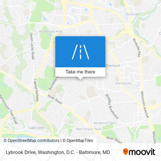 Mapa de Lybrook Drive