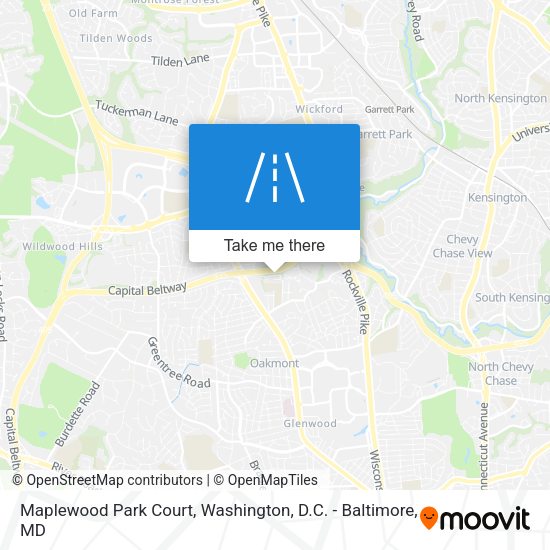 Mapa de Maplewood Park Court