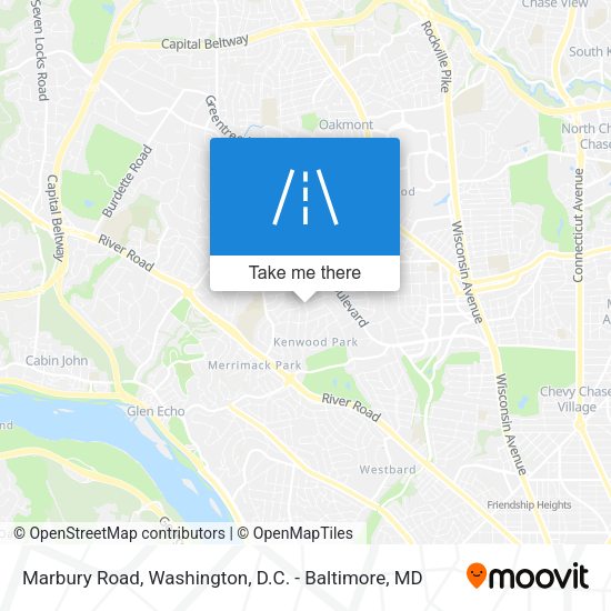 Mapa de Marbury Road