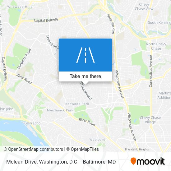 Mclean Drive map