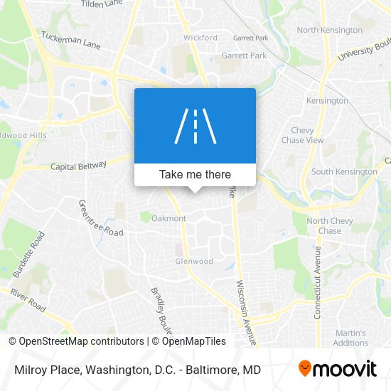 Milroy Place map