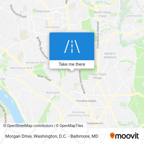 Morgan Drive map