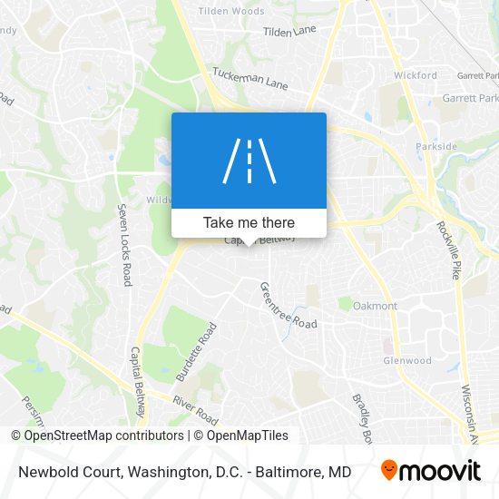 Newbold Court map