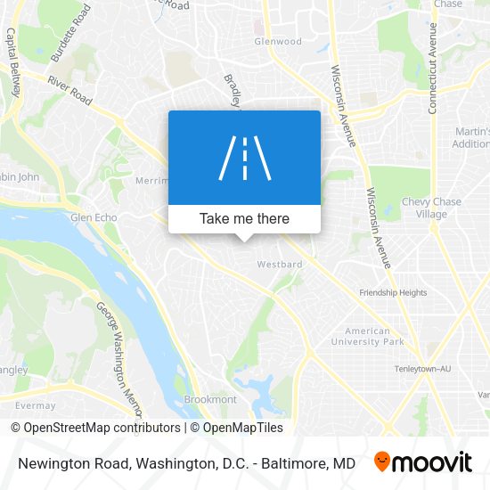 Newington Road map