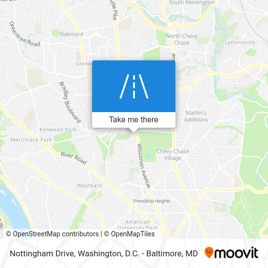 Nottingham Drive map