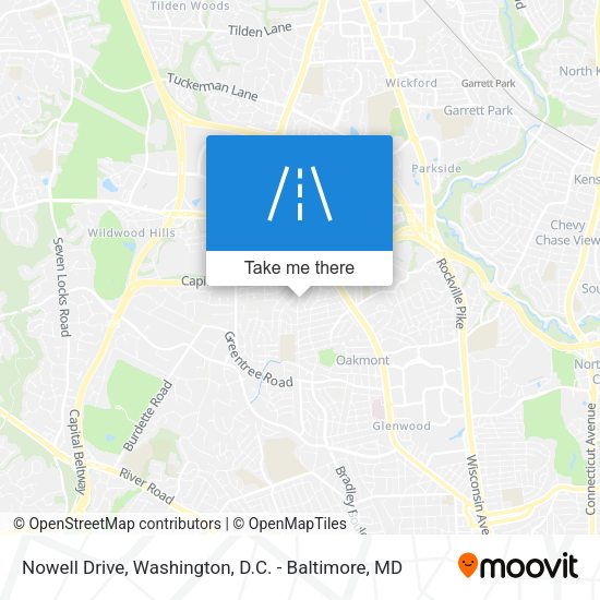 Nowell Drive map