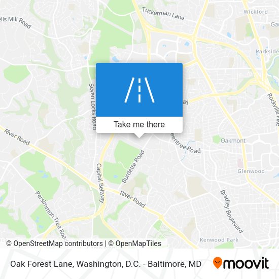 Mapa de Oak Forest Lane