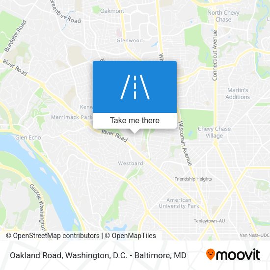 Oakland Road map